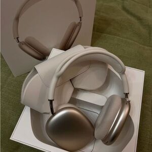 Silver Wireless Over-Ear Headphones